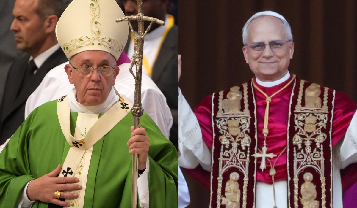 La diferencia que pocos notaron en el vestuario del nuevo papa León XIV y Francisco